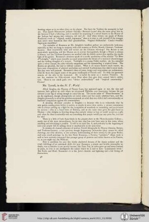 Mr. [Henry] Tyrrell [reprint from the New York World]