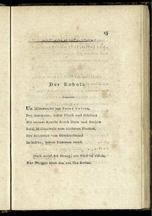 Der Kobolt.