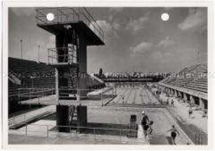 Berlin, Reichssportfeld, Olympiastadion, Schwimmstadion