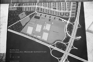 Stadtratsbeschluss für den Bau des Sportzentrums Waldstadt
