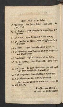 Dieses Buch ist zu haben
