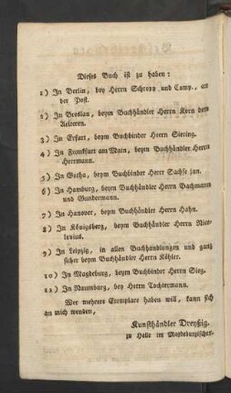 Dieses Buch ist zu haben