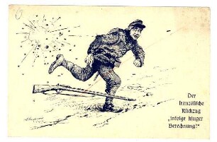 Nr. 914: Der französische Rückzug "infolge kluger Berechnung" (verboten)
