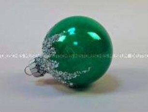 Christbaumschmuck: Grüne Christbaumkugel
