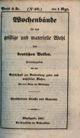 Verschiedene Künste und Gewerbe