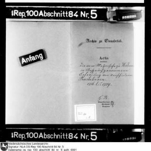 Befreiung des Meyerhofs zu Westram von verschiedenen Leistungen (Prästationen)