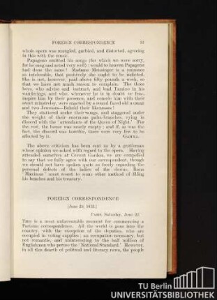 Foreign correspondence. [June 29, 1833.]