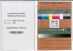 Entnazifizierung Heinrich Kappenberg , geb. 09.08.1897 (Kranfuehrer)