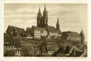 Meißen. Schlossberg mit Dom