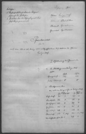 Leuzendorf: Pfarrbericht 1924