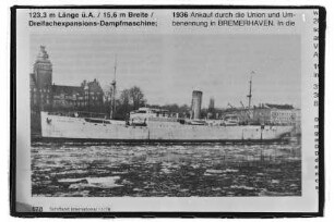 Bremerhaven ex Reventazon (1921), Frachtschiff (reefer), Scipio & Co., Bremen, Bau-Nr. 369