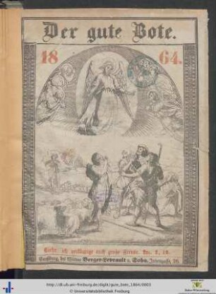 28. Jahrgang: Der Gute Bote: ... für das Jahr der Gnade 1864