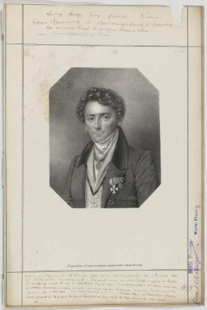 Bildnis des Ludwig Adolf Georg Friedrich Krause
