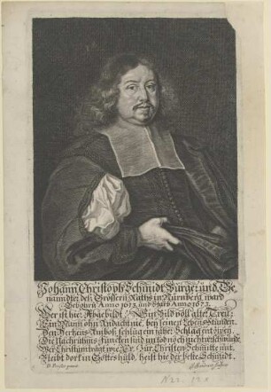 Bildnis des Johann Christoph Schmidt