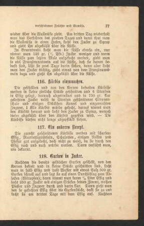 116. Kürbis einmachen.