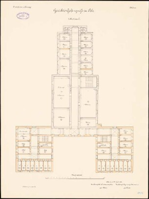 Gerichtsgefängnis, Oels: Grundriss 2. Obergeschoss 1:100