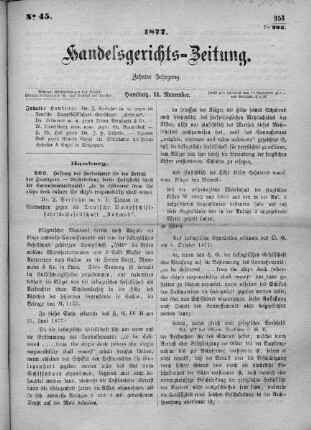 No. 45. 14. November 1877