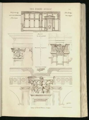 Täferung im Freiherr v. Tucher'schen Nebenhause in Nürnberg