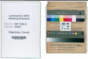 Entnazifizierung Conrad Gilgenberg , geb. 00.00.0000 ()