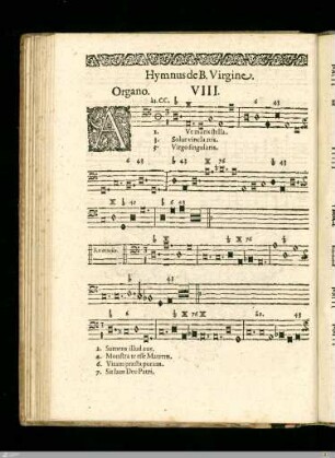 Hymnus de Beatissima Virgine.