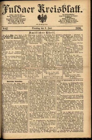 Ausgabe vom Dienstag, den 09. Juni 1896.