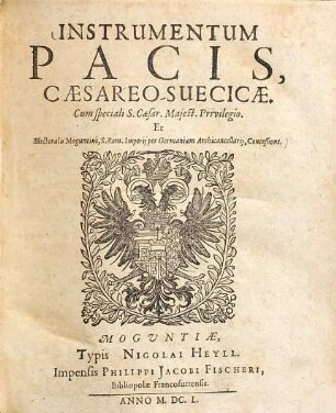 Instrumentum pacis, Caesareo-Suecicae