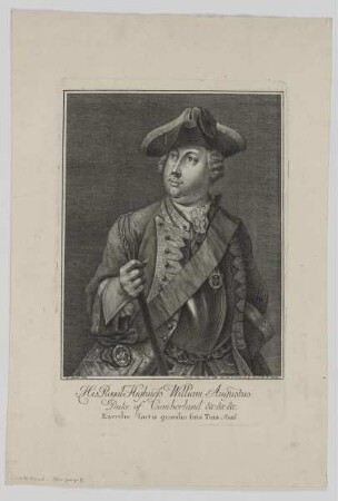 Bildnis des William Augustus of Cumberland