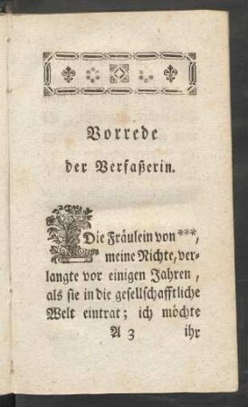 Vorrede der Verfaßerin