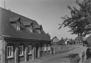 Ortsteilansicht : Ortsansicht mit Umgebindehaus