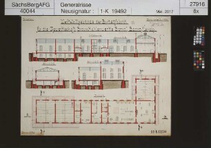 Gewerkschaft Braunkohlenwerke Borna in Borna bei Leipzig; Werkstattgebäude der Brikettfabrik