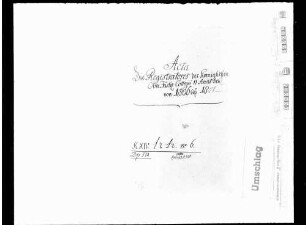 Ernennung und Anstellung der Sekretäre des Zweiten Senats des Oberjustizkollegiums