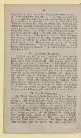 76. Die Wiedererstattung
