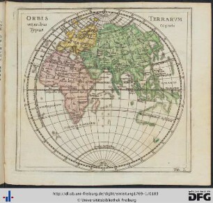 Orbis Terrarum veteribus cogniti Typus.