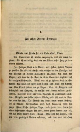 Zeugniß von Christo : Predigten über die Evangelien des Kirchenjahres, 1