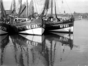 Fischerboote Finkenwerder 1924