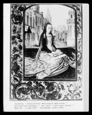 Breviarium Grimani — Heilige Agnes
