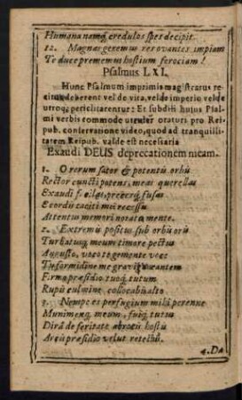 Psalmus LXI. - LXX.