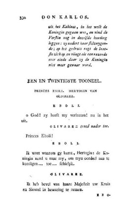 Een En Twintigste Tooneel
