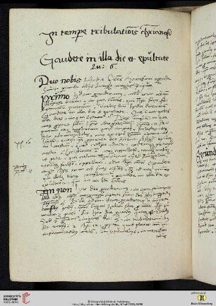 Jn tempore tribulationis christianorum [Predigttext, Lc 6,23]
