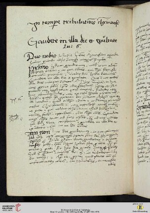 Jn tempore tribulationis christianorum [Predigttext, Lc 6,23]