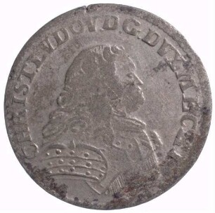 Münze, 1/12 Taler (2 Groschen), 1754