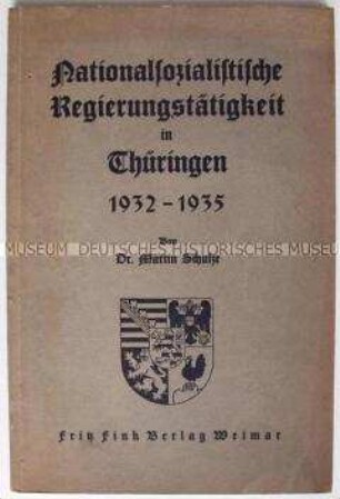 Text-Dokumentation zur Wirtschafts- und Sozialpolitik der nationalsozialistischen Landesregierung in Thüringen