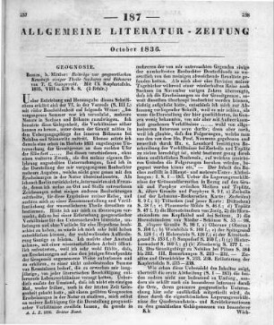 Gumprecht, T. E.: Beiträge zur geognostischen Kenntniss einiger Theile Sachsens und Böhmens. Berlin: Mittler 1835