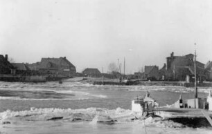 Eisbildung auf der Stör