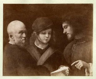 Giorgione (zugeschr.), Die drei Lebensalter (Florenz Pal. Pitti 00297809)
