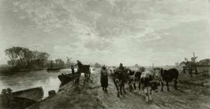 Holländische Kanallandschaft