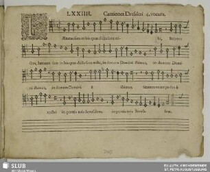 LXXIIII. Laetatus sum