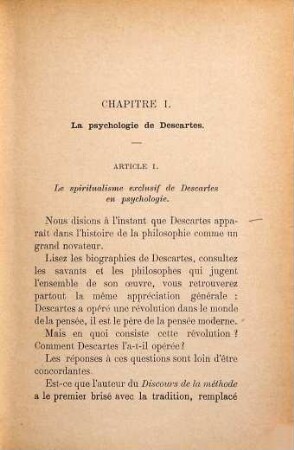 Les origines de la psychologie contemporaine