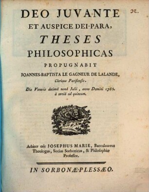Theses philosophicas