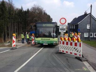 Vollsperrung der Kreisstraße K2